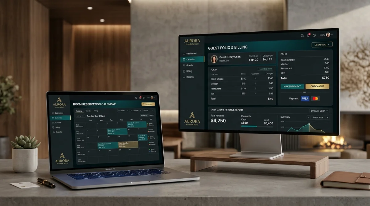 Hotel Pansiyon Ön Muhasebe ve Online Oda Rezervasyon Yazılımı